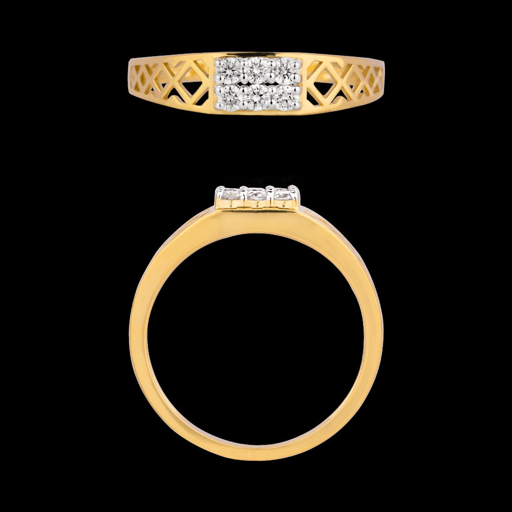 18K Yellow Gold Diamond Jewellery - 0.27ct VVS-VS-HI