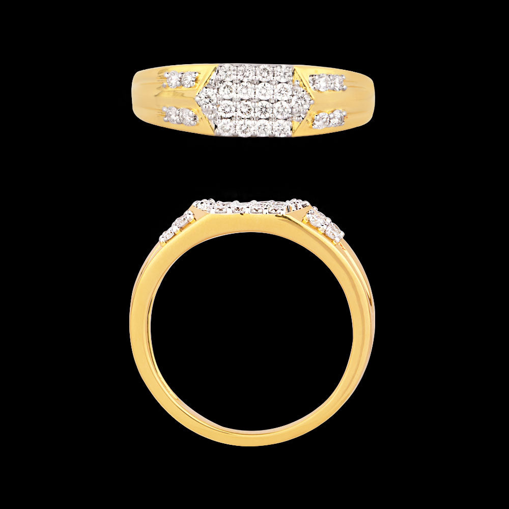 18K Yellow Gold Diamond Jewellery - 0.44ct VVS-VS-GH