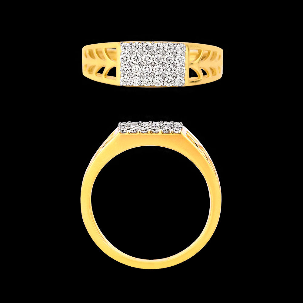 18K Yellow Gold Diamond Jewellery - 0.32ct VVS-VS-IJ