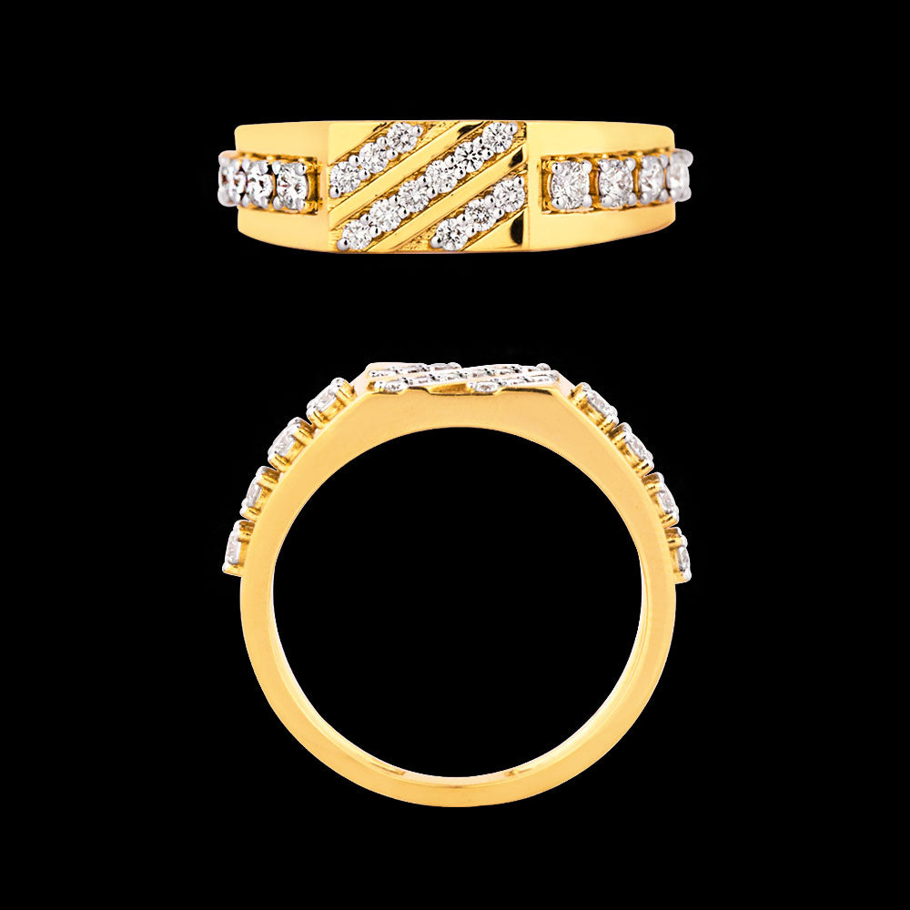 18K Yellow Gold Diamond Jewellery - 0.505ct VVS-VS-FG