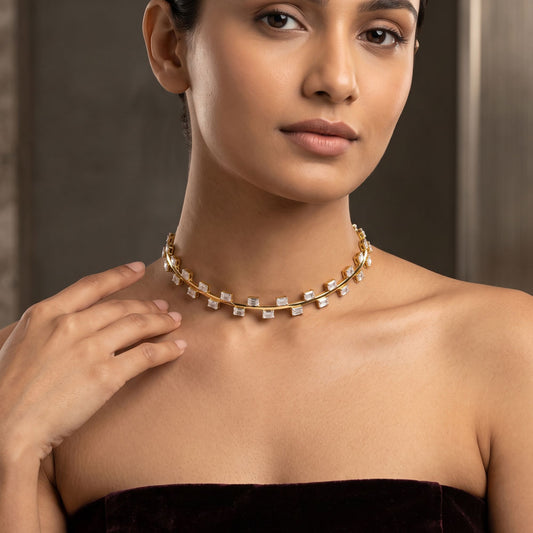 14K Yellow Gold Diamond Necklace - 11.238ct VVS-VS-JK
