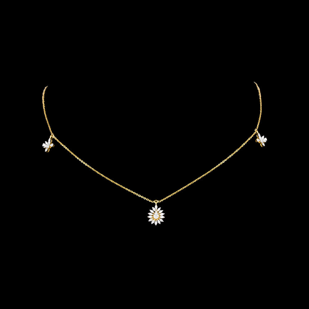 18K Yellow Gold Diamond Jewellery - 0.602ct VVS-EF