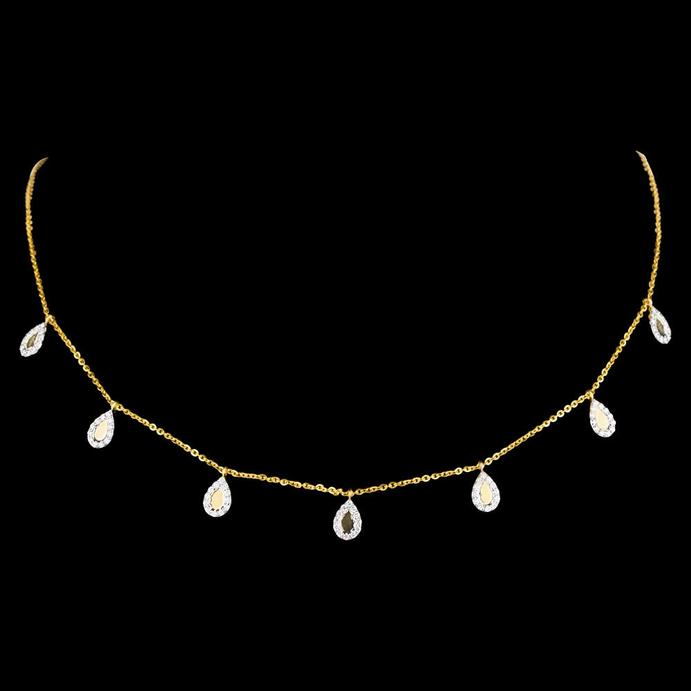 18K Yellow Gold Diamond Jewellery - 0.617ct VVS-EF