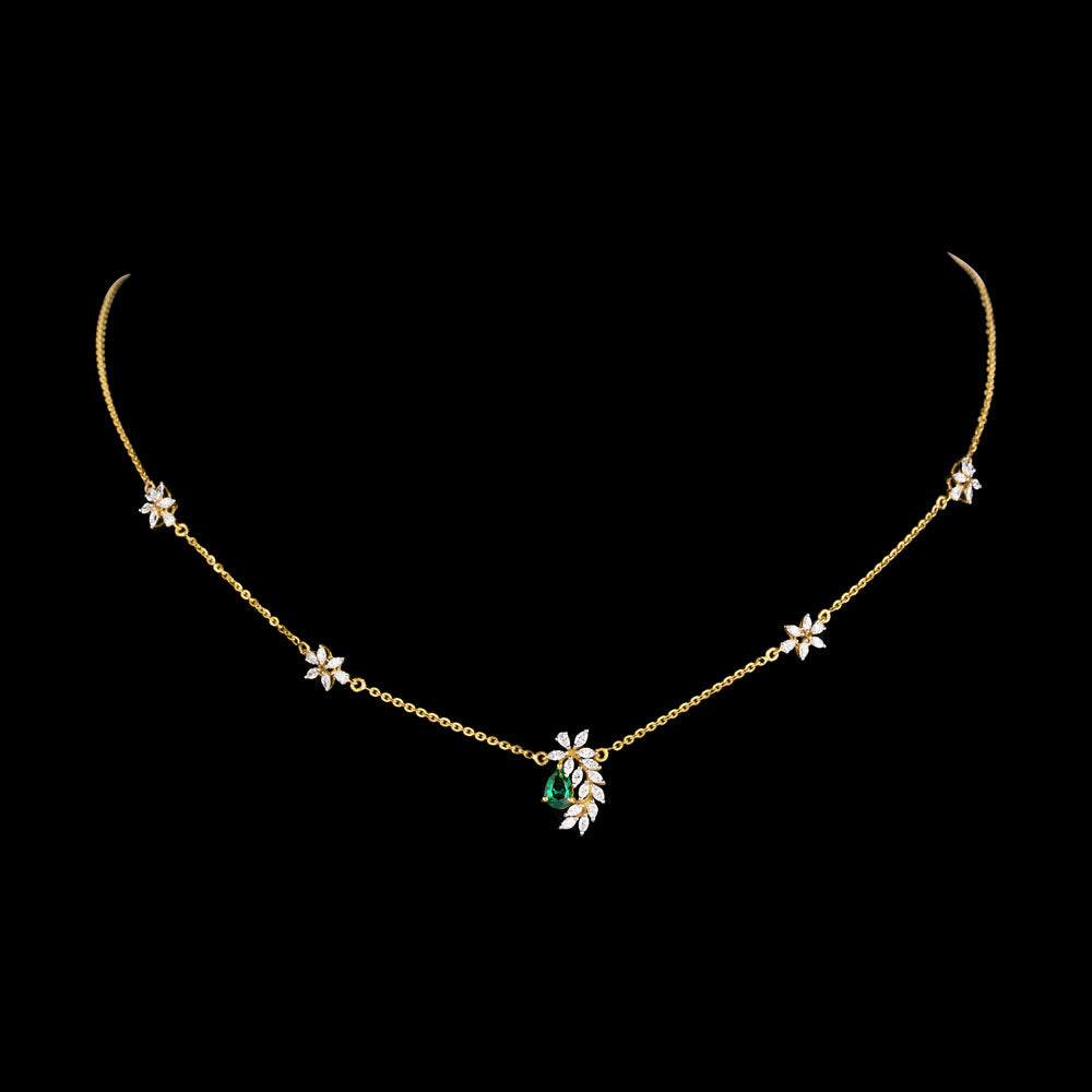 18K Rose Gold Diamond Jewellery - 0.941ct VVS-EF with Colour Stones