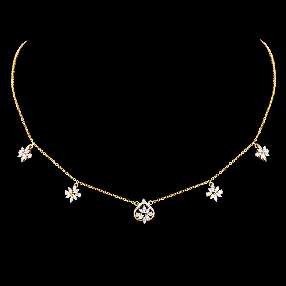 18K Yellow Gold Diamond Jewellery - 0.929ct VVS-EF