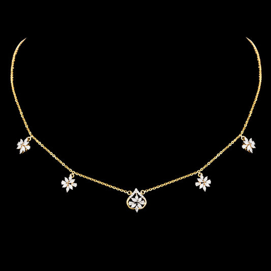 18K Yellow Gold Diamond Jewellery - 0.929ct VVS-EF