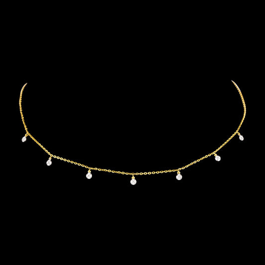 14K Yellow Gold Diamond Jewellery - 0.215ct SI-IJ