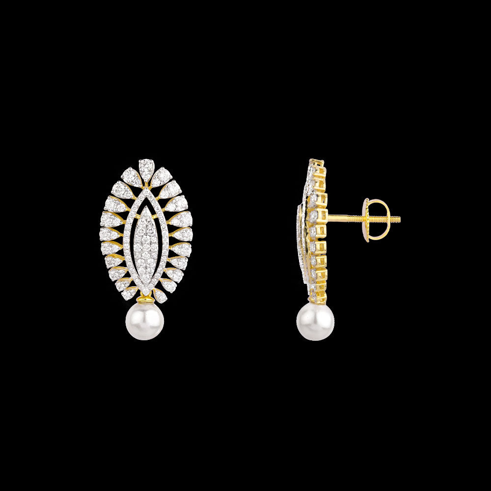 14K Yellow Gold Diamond Jewellery - 3.019ct VVS-VS-GH with Colour Stones