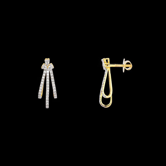 18K Yellow Gold Diamond Jewellery - 0.56ct VVS-EF