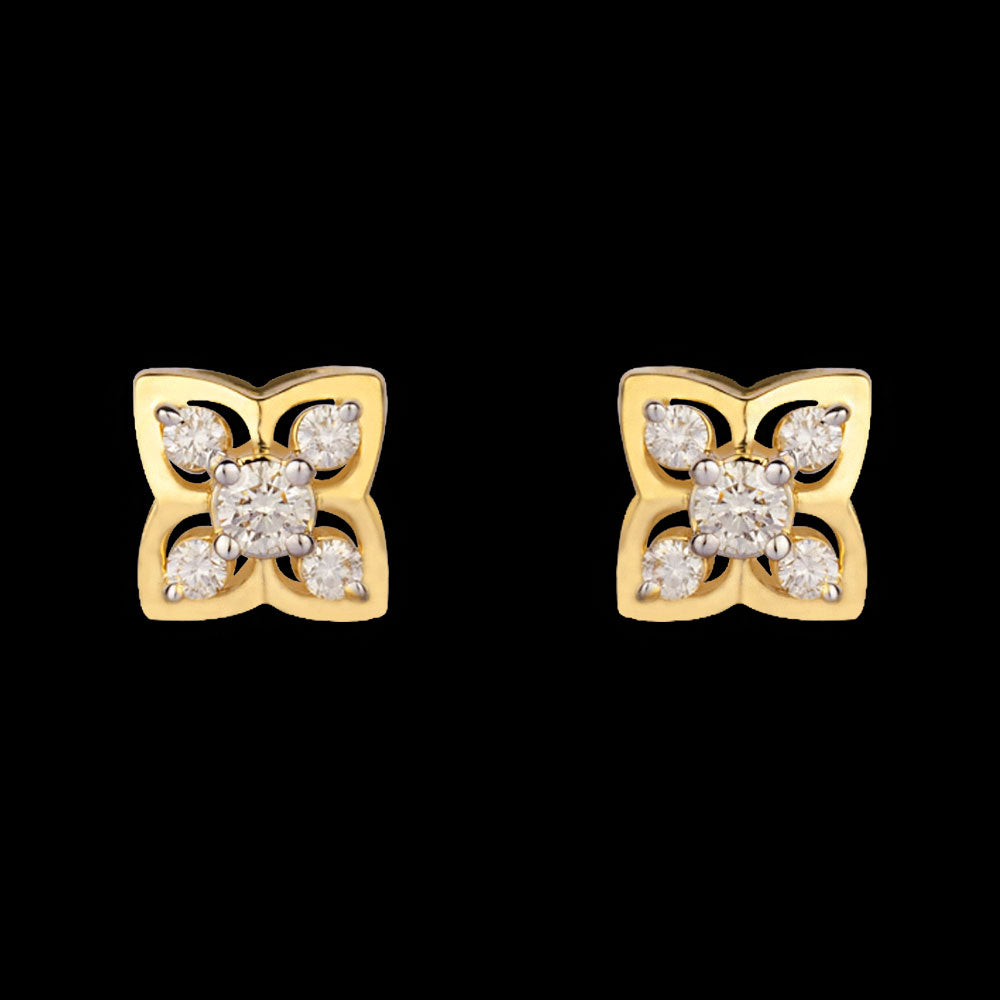 18K Yellow Gold Diamond Jewellery - 0.15ct VVS-VS-GH