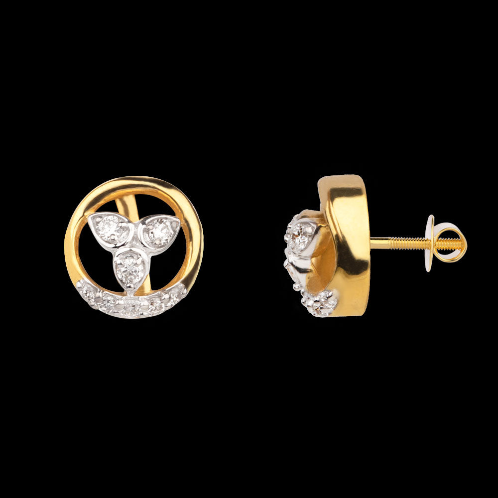 14K Yellow Gold Diamond Jewellery - 0.12ct SI-IJ