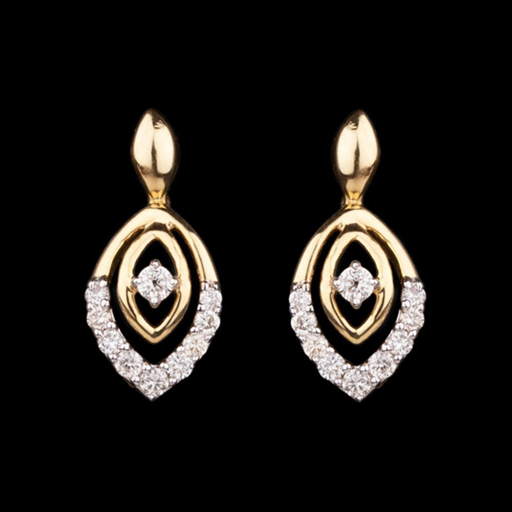 14K Yellow Gold Diamond Jewellery - 0.12ct SI-IJ