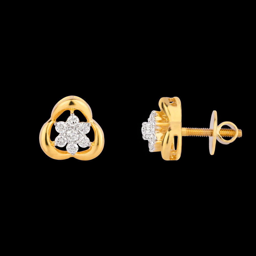 14K Yellow Gold Diamond Jewellery - 0.18ct SI-GH