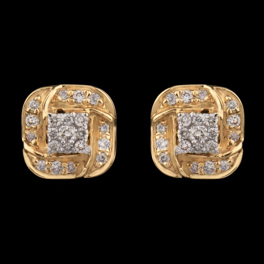 14K Yellow Gold Diamond Jewellery - 0.18ct VVS-VS-HI