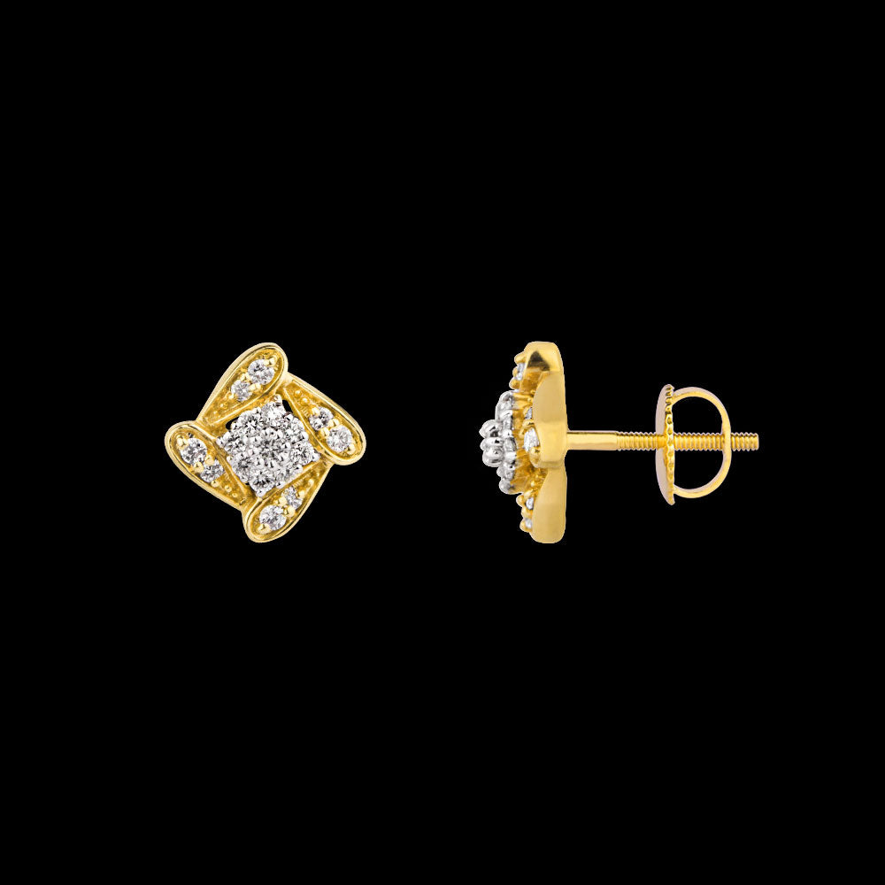 14K Yellow Gold Diamond Jewellery - 0.18ct VVS-VS-HI