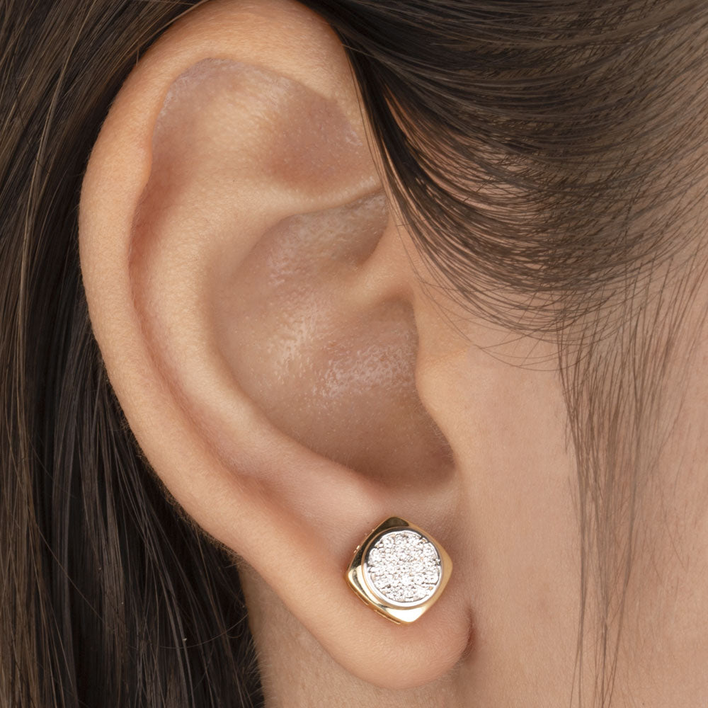 14K Yellow Gold Diamond Jewellery - 0.211ct SI-GH