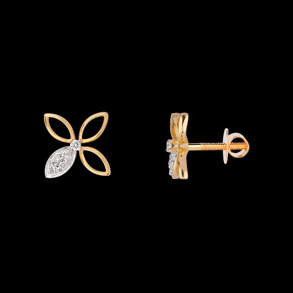 18K Yellow Gold Diamond Jewellery - 0.129ct VVS-VS-GH