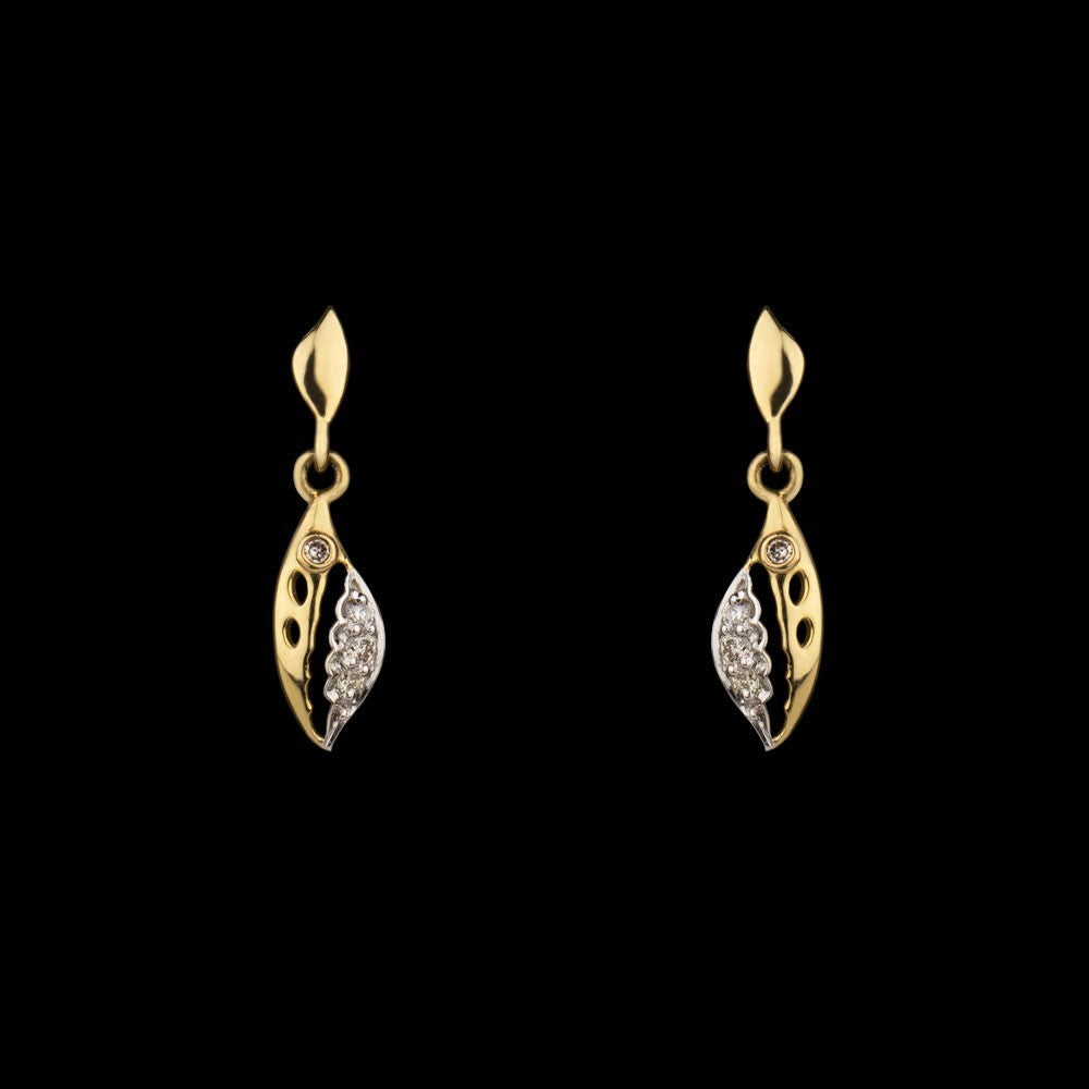 14K Yellow Gold Diamond Jewellery - 0.08ct SI-IJ