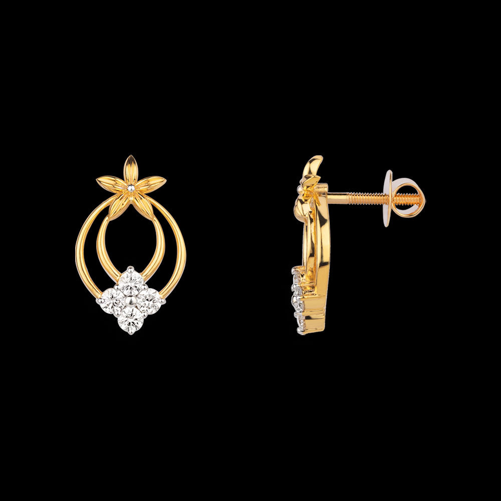 18K Yellow Gold Diamond Jewellery - 0.518ct VVS-VS-GH