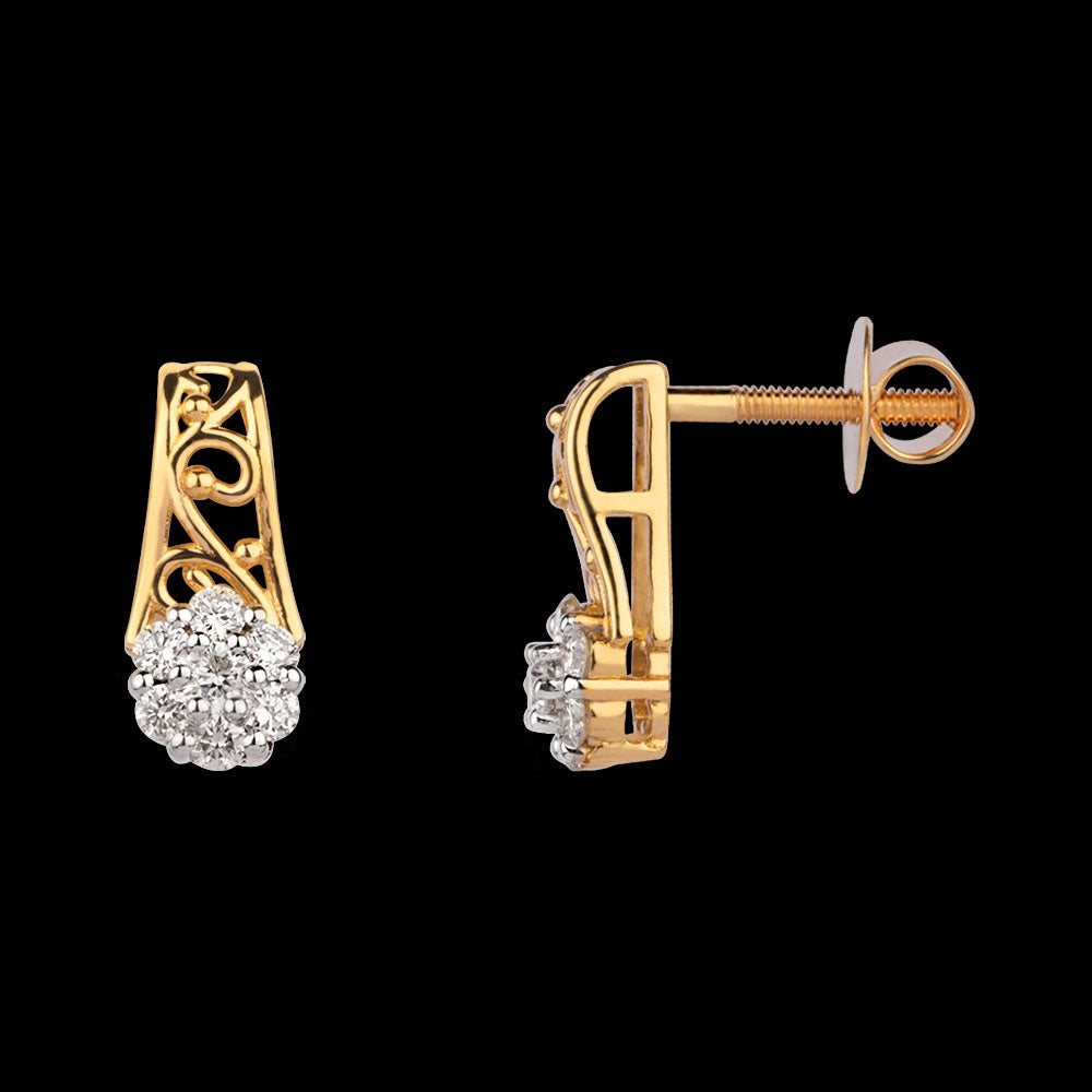 18K Yellow Gold Diamond Jewellery - 0.327ct VS-SI-GH