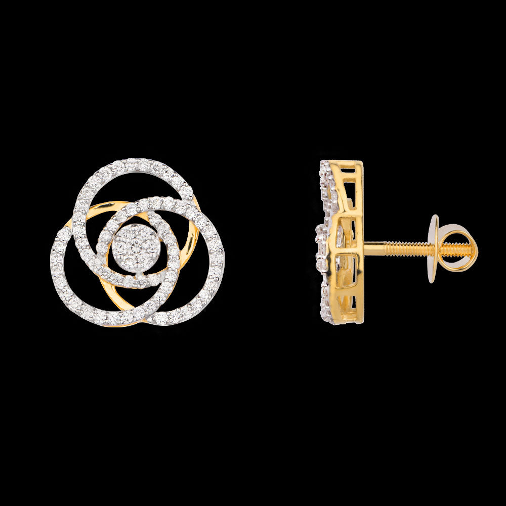 18K Yellow Gold Diamond Jewellery - 0.96ct VVS-VS-GH