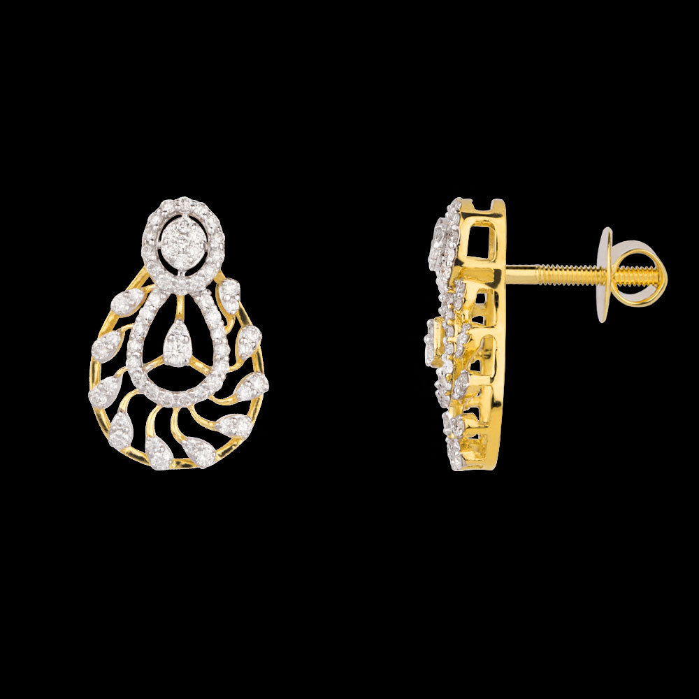 18K Yellow Gold Diamond Jewellery - 0.87ct VVS-VS-GH