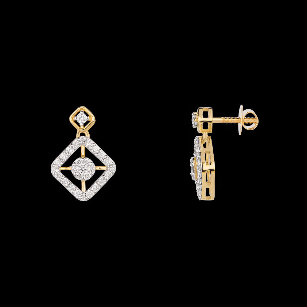 18K Yellow Gold Diamond Jewellery - 0.609ct VS-SI-GH