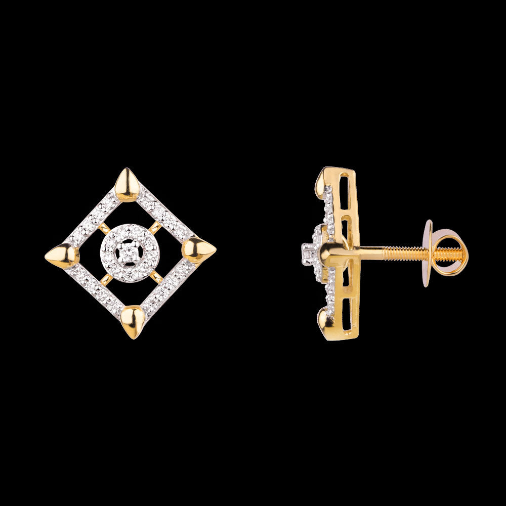 18K Yellow Gold Diamond Jewellery - 0.463ct VS-SI-GH