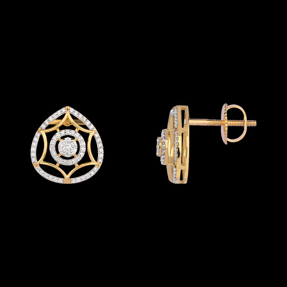 18K Yellow Gold Diamond Jewellery - 0.478ct VVS-VS-GH