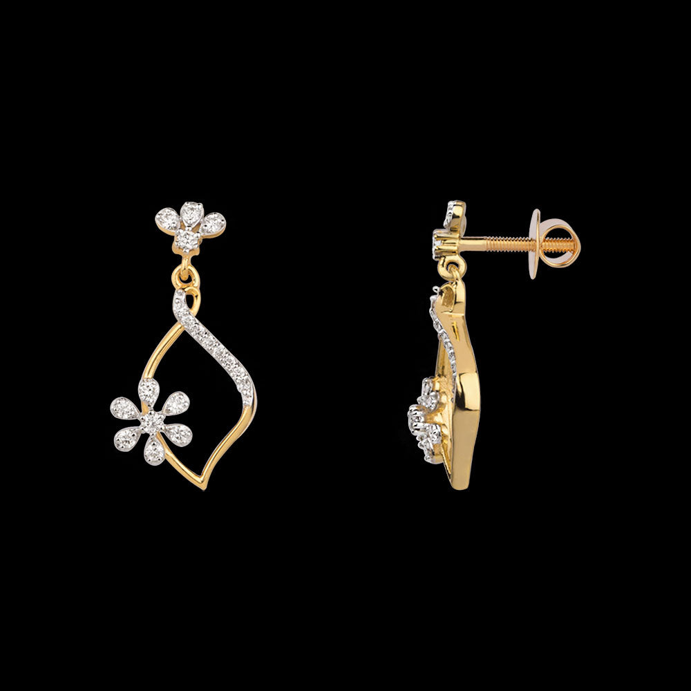 18K Yellow Gold Diamond Jewellery - 0.441ct VVS-VS-GH