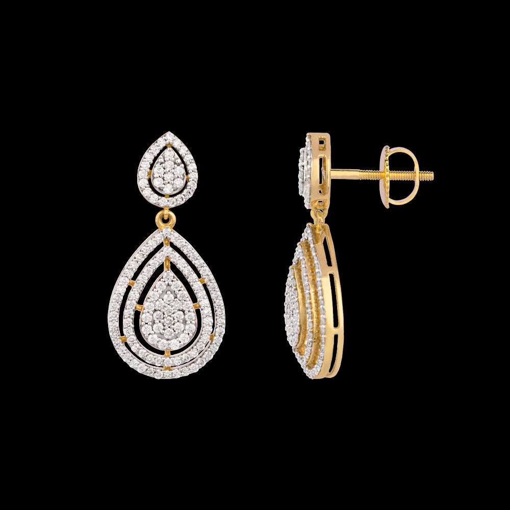 18K Rose Gold Diamond Jewellery - 1.267ct VVS-VS-FG