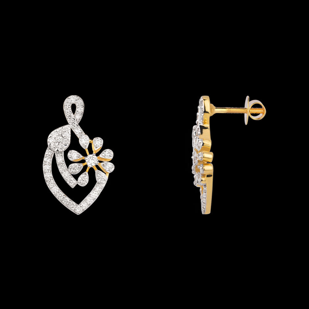 18K Yellow Gold Diamond Jewellery - 1.053ct VVS-VS-GH