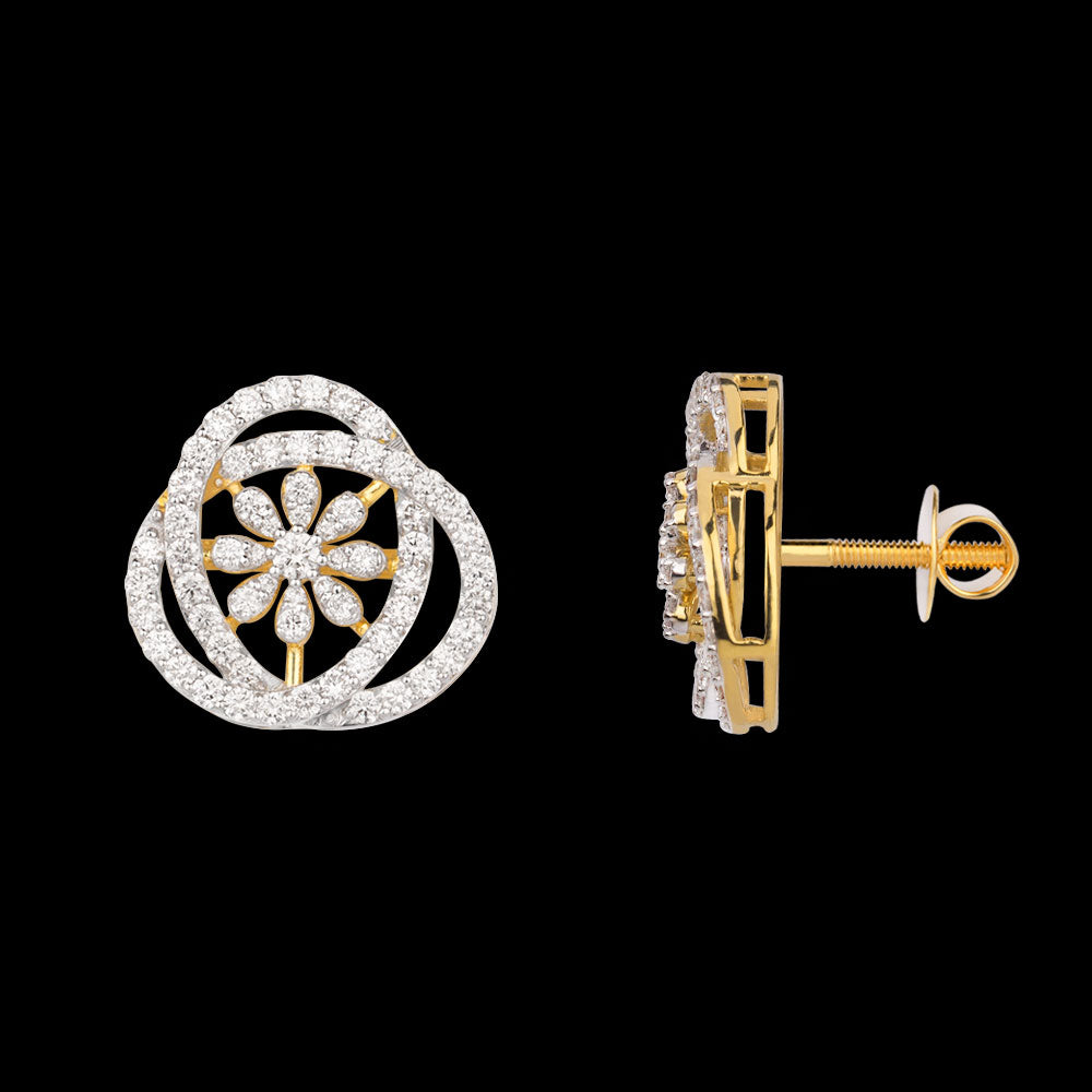 18K Yellow Gold Diamond Jewellery - 1.743ct VVS-VS-GH