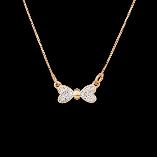 14K Yellow Gold Diamond Pendant - 0.2ct SI-GH