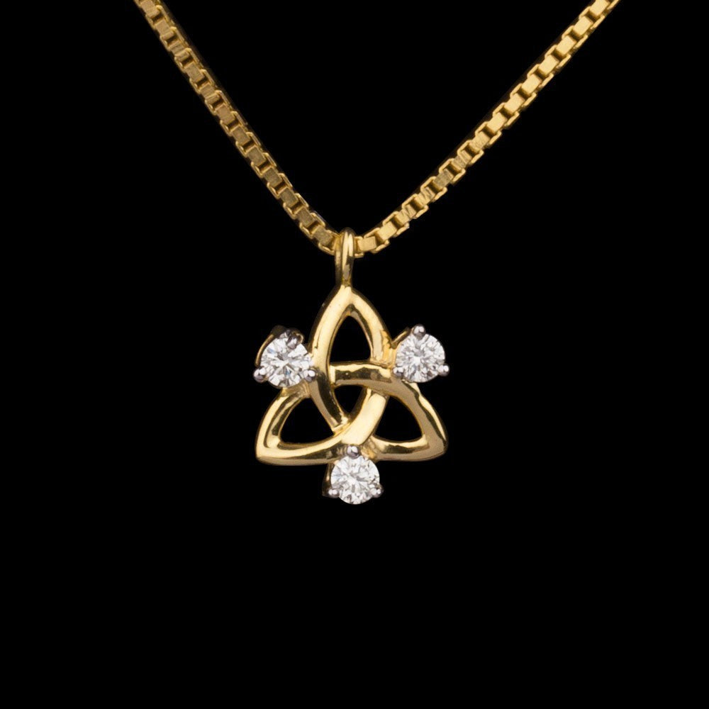 14K Rose Gold Diamond Pendant - 0.09ct SI-IJ