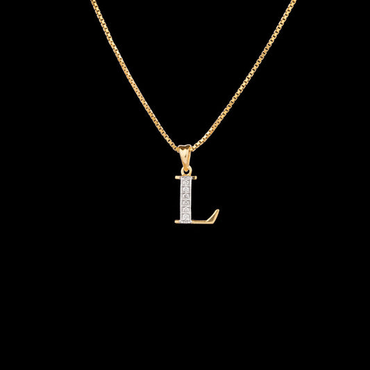 14K Yellow Gold Diamond Pendant - 0.057ct SI-IJ