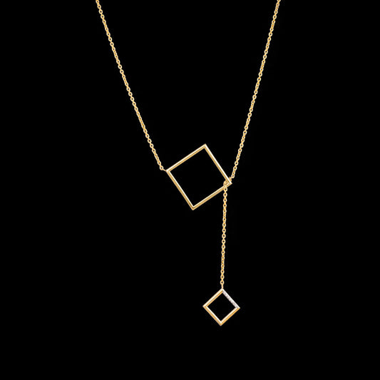 14K Yellow Gold Diamond Pendant - 0.036ct VS-SI-GH