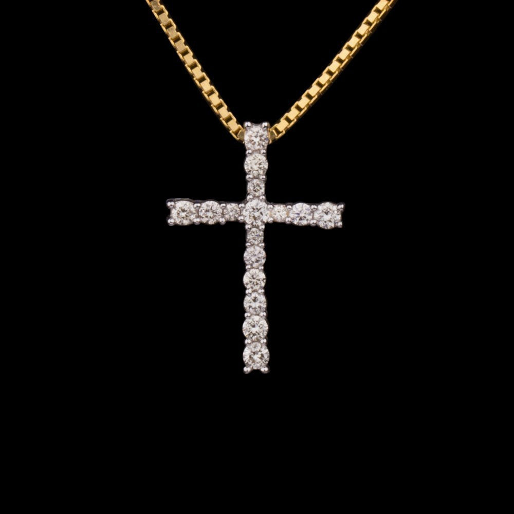14K Yellow Gold Diamond Pendant - 0.08ct SI-IJ