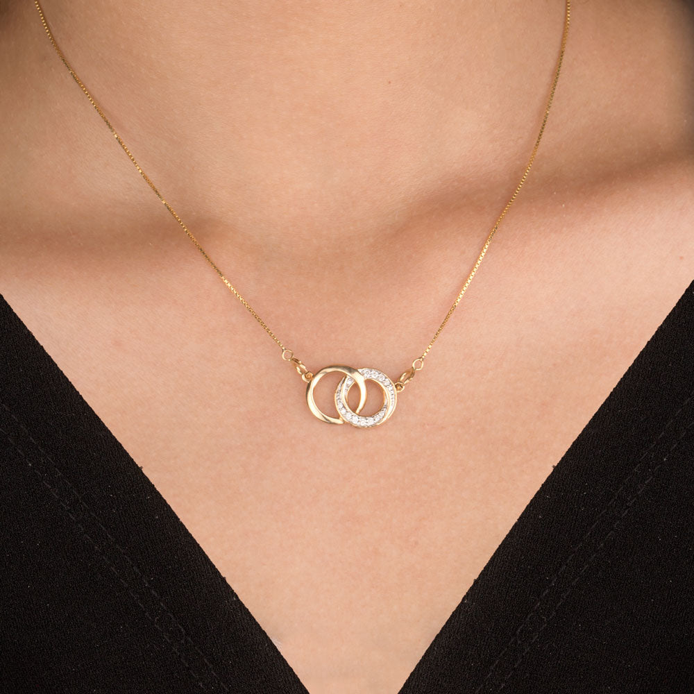 14K Yellow Gold Diamond Pendant - 0.11ct SI-IJ