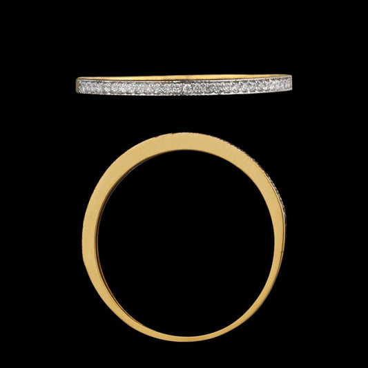 14K Yellow Gold Diamond Ring - 0.34ct VVS-VS-GH
