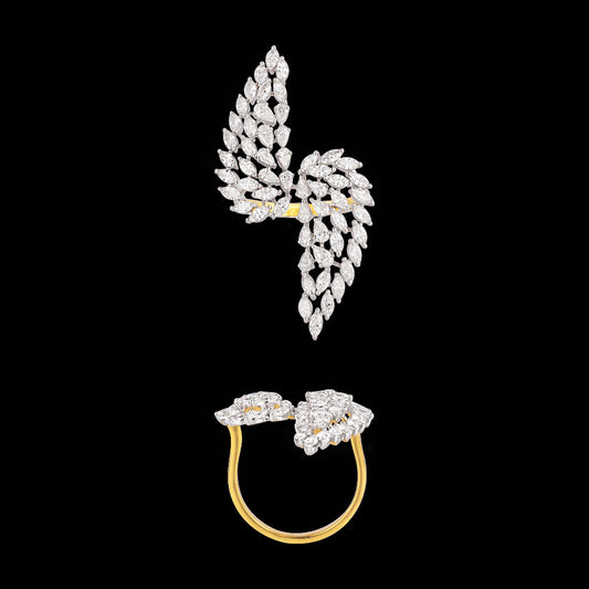 18K Yellow Gold Diamond Ring - 2.756ct VVS-EF