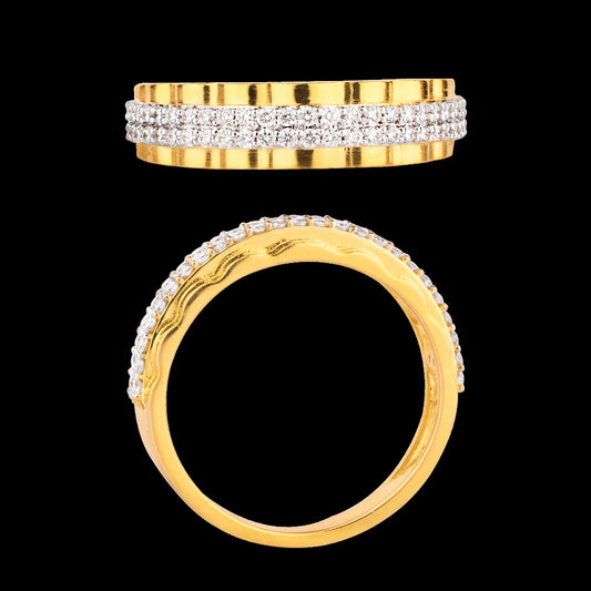 14K Yellow Gold Diamond Ring - 0.47ct SI-IJ