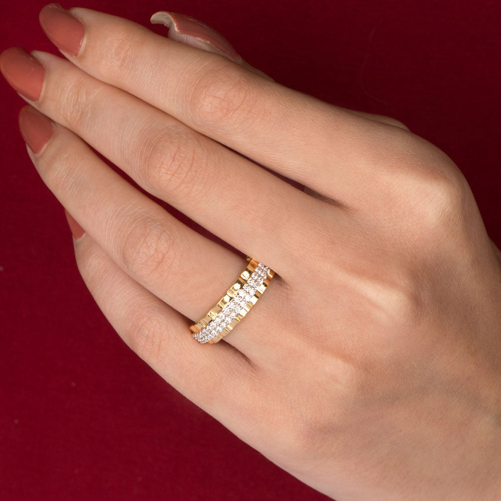 14K Yellow Gold Diamond Ring - 0.47ct SI-IJ