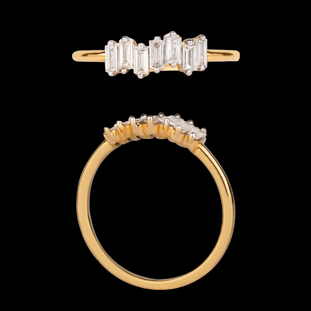 14K Yellow Gold Diamond Ring - 0.27ct SI-IJ