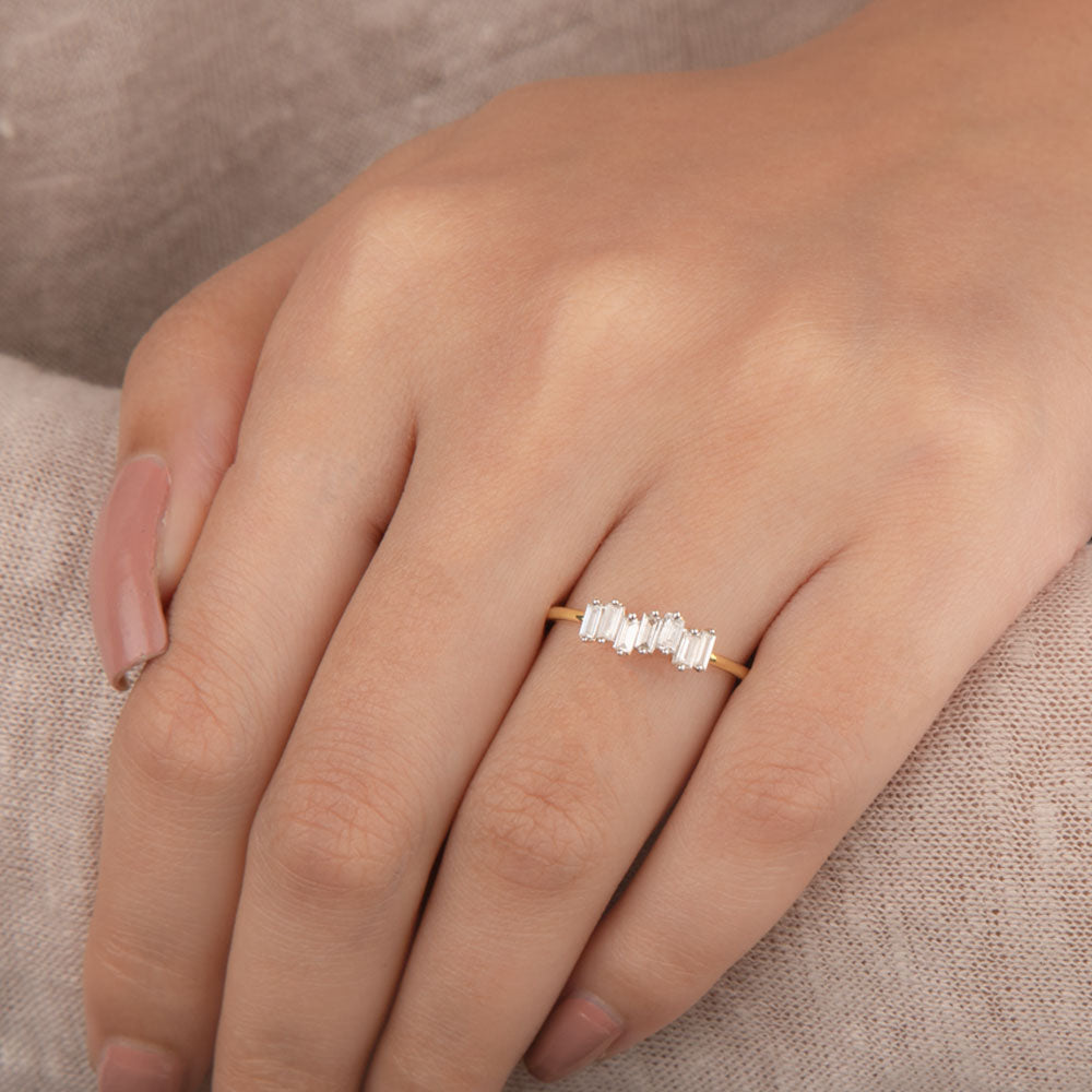 14K Yellow Gold Diamond Ring - 0.27ct SI-IJ