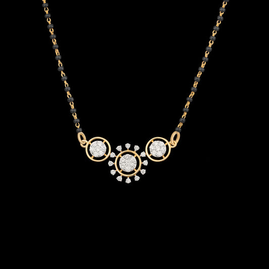 18K Yellow Gold Diamond Tanmaniya - 0.59ct VVS-VS-GH