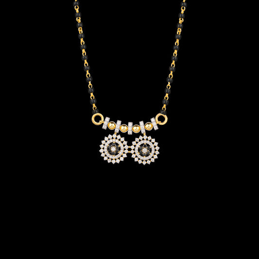 18K Yellow Gold Diamond Tanmaniya - 0.551ct VVS-FG with Colour Stones