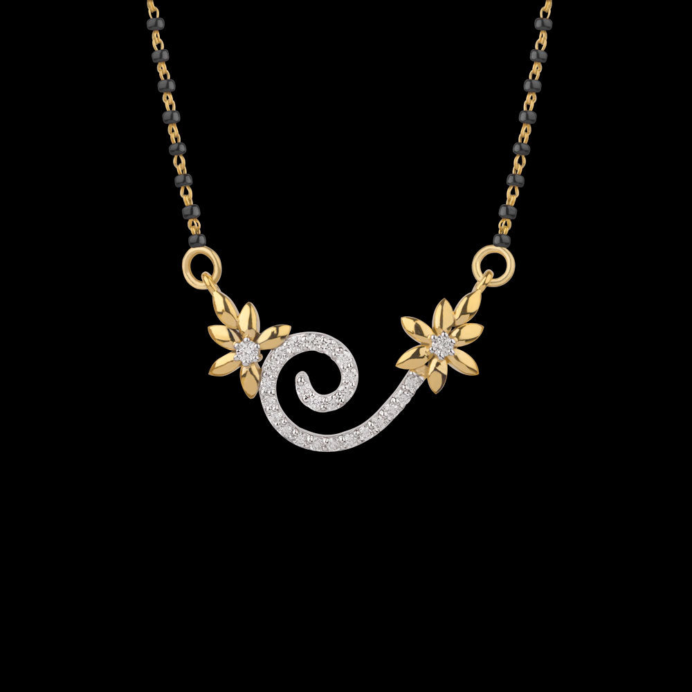 18K Yellow Gold Diamond Tanmaniya - 0.457ct VVS-VS-GH