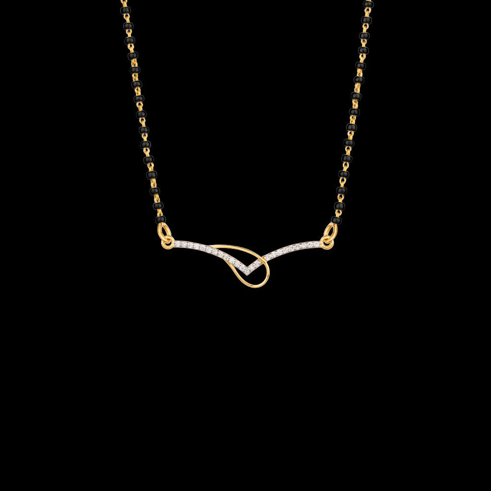 18K Yellow Gold Diamond Tanmaniya - 0.164ct VS-SI-EF