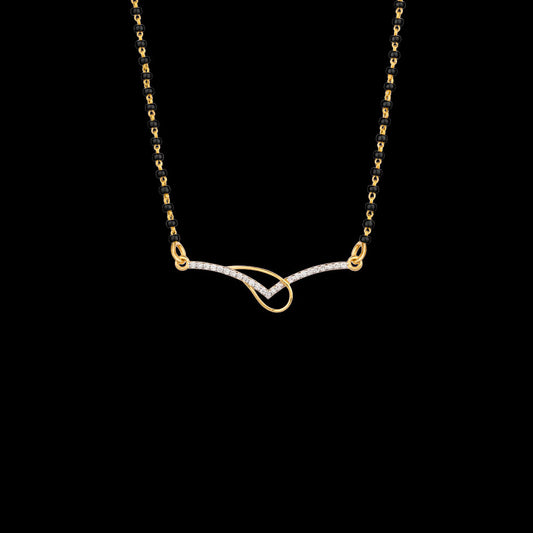 18K Yellow Gold Diamond Tanmaniya - 0.164ct VS-SI-EF